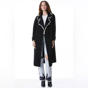 Alice + Olivia - Delinda Embellished Wool Sweater Coat